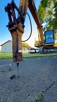 PC120 Vs Driveway… #excavator #earthmoving #komatsu #demolition