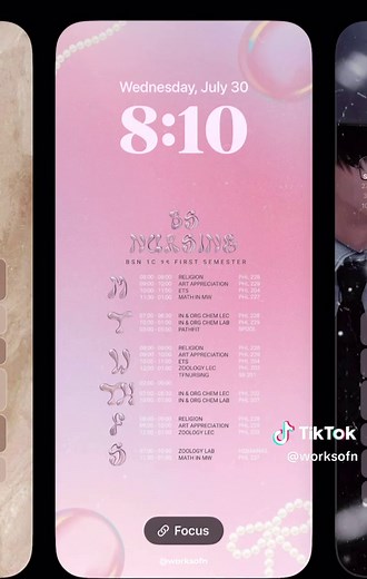 Custom Class Schedule Wallpaper Templates Using Canva