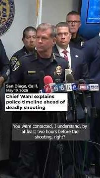 Chief Wahl explains police timeline ahead of deadly shooting #shorts
