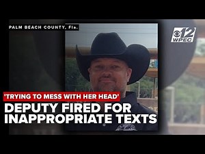 Florida deputy fired after inappropriate texts to students