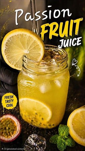 let's make Passion Fruit Juice 🤤 🍹