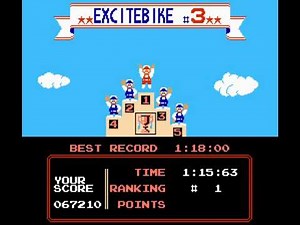NES Game: VS. Excitebike (1984 Nintendo)