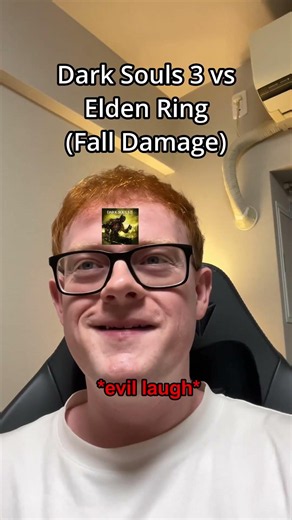 Dark Souls 3 VS Elden Ring Fall Damage