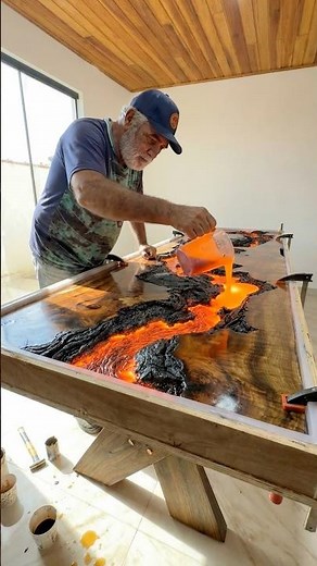 How to make a rustic wooden table