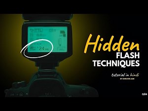 Hidden flash technique | Manual zooming | Flash photography tutorial by dhruvin jain