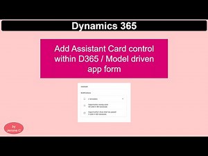 Dynamics 365 Sales Insights | Add Assistant card control in D365 / Model driven app form