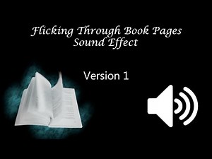 Flipping Book Pages Sound Effect