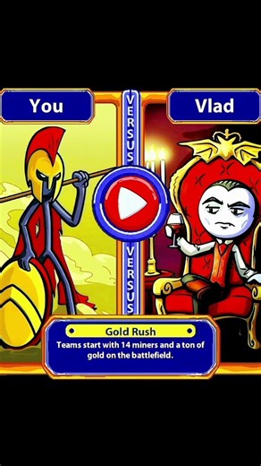 Stickman 🆚 Vlad 😎🔥 | Stick War Legacy #stickwarlegacy #stickman #stickwar #games #gaming #shorts