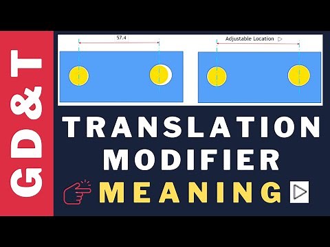 GD&T: Translation Modifier Application