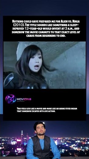 NOTHING COULD HAVE PREPARED ME FOR ALIEN VS. NINJA(2010). THE TITLE SOUNDS