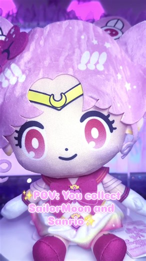 Super Sailor Moon x Sanrio collection! This is one of my favorite Magical girl Sanrio collabs to date! I hope to get some more Sailor Moon Sanrio plushies in the future!🤩💖✨🌙 #sailormoon #hellokitty #cutecore #pov #sanriocore
