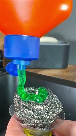 DIY Soap Dispensing Scrubber – Easy Plastic Bottle Craft