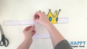 Princess Paper Crown Prince Coloring Printable Kid Craft Princess Birthday Party Printable Favor Princess Costume Printable Instant Download - Etsy