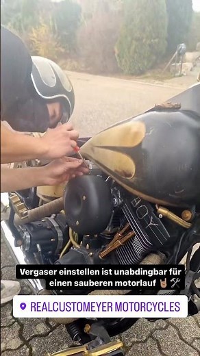 Carburator adjustment. Harley Davidson Evo Softail 1340ccm