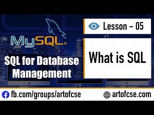 SQL bangla Tutorial #05 What is SQL and what can SQL do