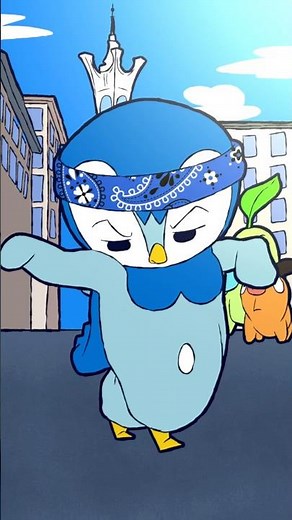 Criplup CRIPWALKS on The POKEMON Legends ZA STARTERS! ⚠️😂 #animation #pokemon #memes