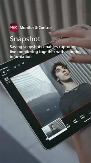 Snapshot | Monitor & Control | Sony | Creators' Cloud #shorts