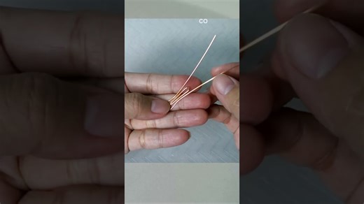 How to make beautiful butterfly ear cuff | Handcrafted copper jewelry #shortsvideo #handmade #diy