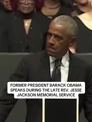 Barack Obama's Moving Tribute at Rev. Jesse Jackson's Memorial