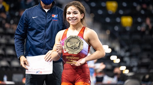 California state champ Nyla Valencia becomes fourth commit for Iowa women's wrestling team