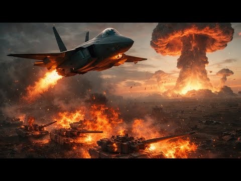 Total Chaos from Above! F-35 Strike Turns Armored Convoy into Firestorm – ARMA 3