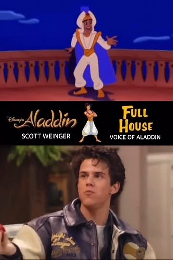 🎟 Matt (Disneyland CM) | Isn’t it amazing that Scott Weinger played Steve from Full House and was the speaking voice of Aladdin (1992).. . . #aladdin #fullhouse... | Instagram