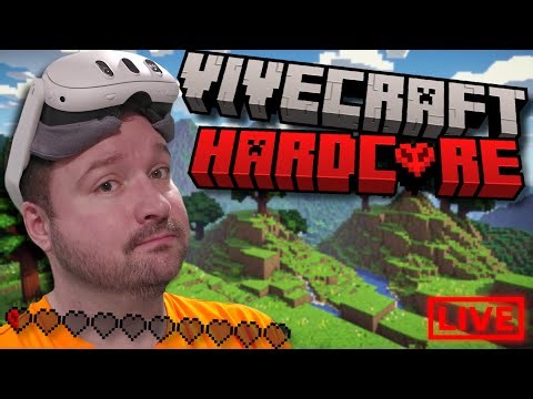 Can I Survive Hardcore Minecraft VR? | Vivecraft Episode 1