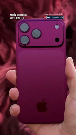 The design of the dark red iPhone 18 has been revealed, a perfect match for those born under the ...