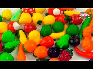 Learn Colors With Fruits and Vegetables Fun Learning Contest Learning Colours For Kids