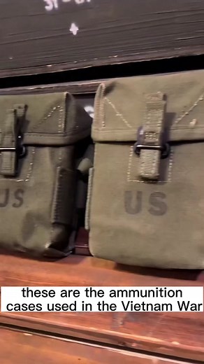 ammo pouches #vietnamwar #ammo #vintage #antique #veteran #history #learn #pouch #army #solider #fyp