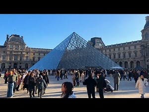 PYRAMID of the LOUVRE MUSEUM walk tour