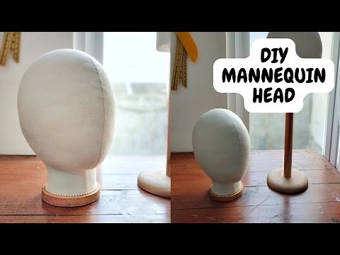 BEST MANNEQUIN HEAD TUTORIAL (ADULT) | DIY MANNEQUIN HEAD | DIY DISPLAY KEPALA