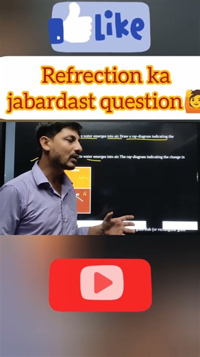 Amazing Refraction Question for Class 10 Science