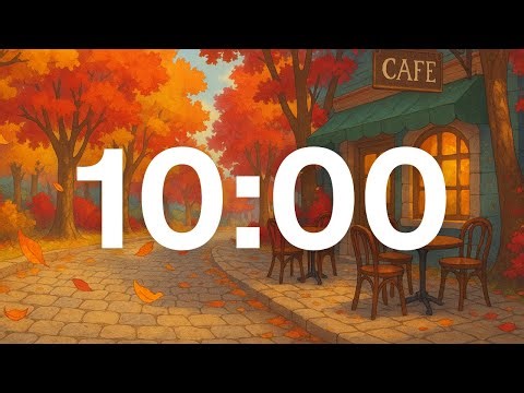 10 Minute Fall Timer - Cozy Café Fall Street