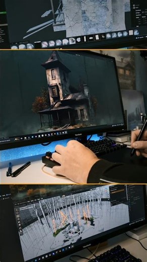 3D artwork in BLENDER from sketch #blender