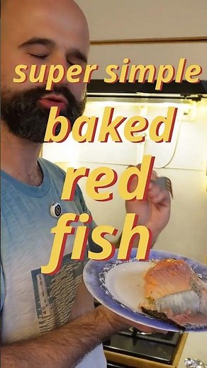 Super Simple Baked Red Fish