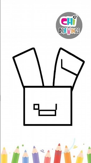 How To Draw MINECRAFT RABBIT | Minecraft bunny