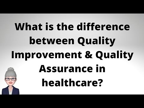 What is the difference between Quality Improvement and Quality Assurance in healthcare?