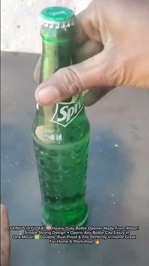 GENIUS IDEA! ⚡ Homemade Heavy-Duty Bottle Opener – Strong & Long Lasting! 😲