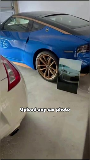 Upload your own car photo → we turn it into LED wall art