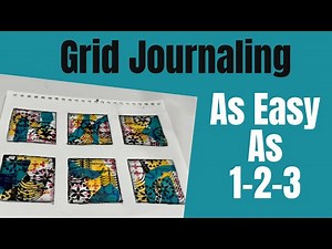 Grid Journal #artjournal #mixedmedia #gridjournal #artjournalingforbeginners