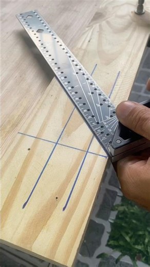 DIY Multi-function Measuring Tool #woodworking #wood #tools #woodscraft #diy