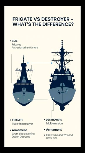 #frigate vs #destroyer⚓Know the Difference #Navy #Facts #Defence #indiannavy #attack #military #war