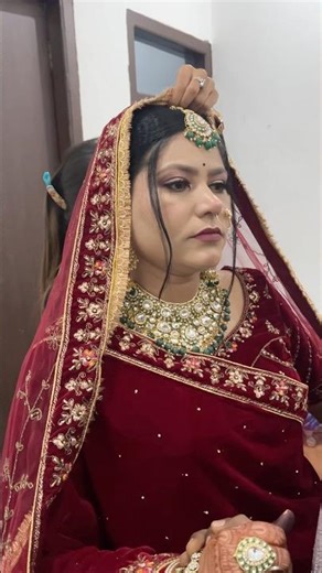 Braidal makeup look 🥰 #youtubeshorts #ytshorts #braidal #braidal