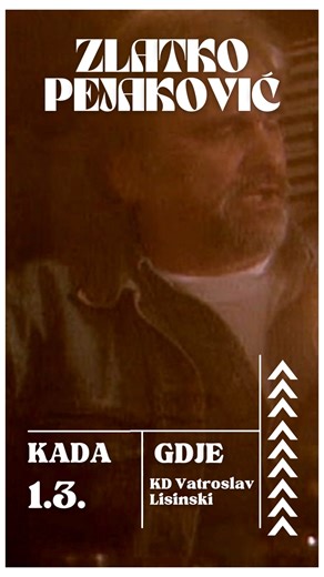 [IDEMO NA KONCERT] Vidimo se 1.3., na koncertu legendarnog Zlatka Pejakovića u Koncertnoj dvorani Vatroslava Lisinskog! | Croatia Records