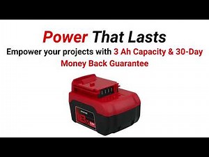 18V Battery for All Porter Cable Tools