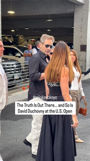 51K views · 249 reactions | The truth is out there… and it led David Duchovny straight to Arthur Ashe Stadium for the @usopen Men’s Final  #usopen2025 #davidduchovny | New York Mickey | Facebook