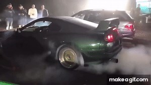 Toyota Supra Mk4 Epic burnout!!! 2step. on Make a GIF