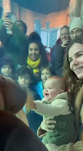 Walrus Connects with Baby’s Smile