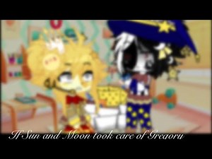 If Sun and Moon took care of Gregory for a night | FNAF | Security Breach | Gacha Club